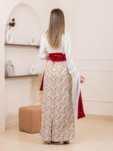 Yasmin Elegant White Satin Thob Dress