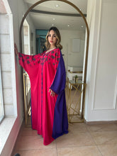 Elegant Two-Tone Butterfly Caftan