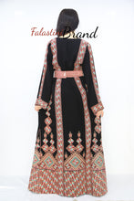 Unique Diamond Pink Embroidered Palestinian Thobe Dress